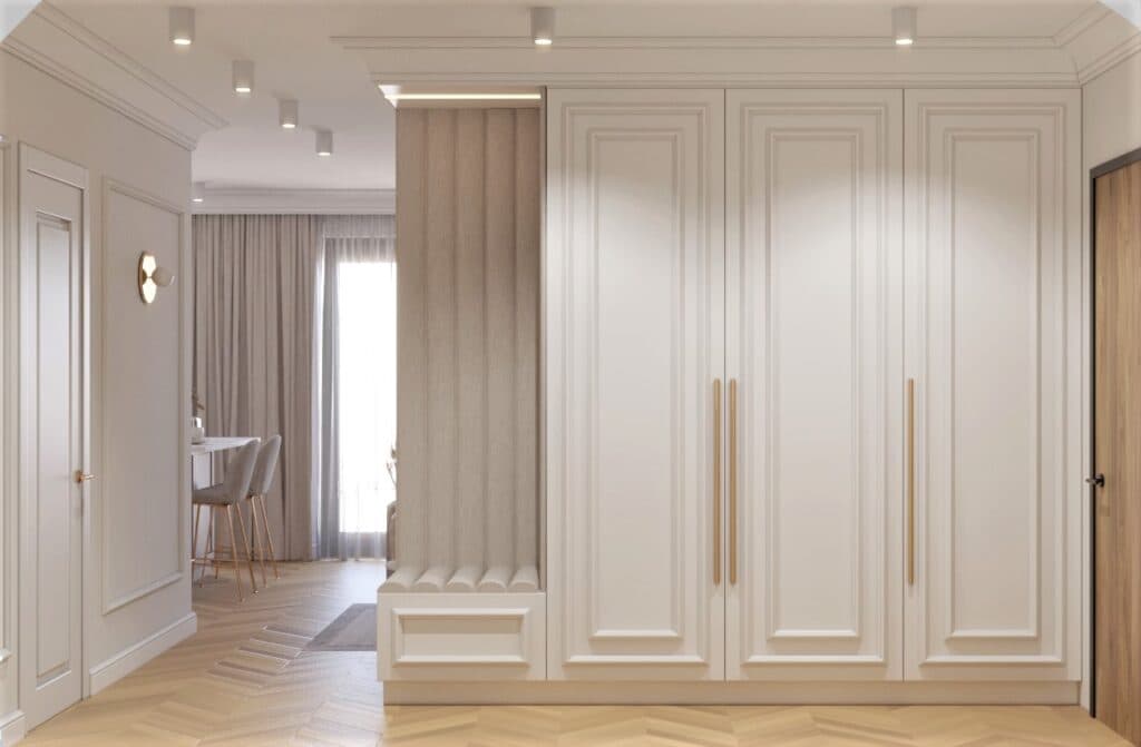 Pomiar ( z dojazdem ) + Projekt 3D + Wycena  MEBLE - SZAFA / REGAŁ ( w tym skosy )