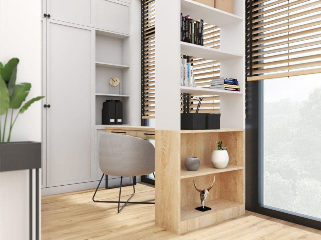 Pomiar ( z dojazdem ) + Projekt 3D + Wycena  MEBLE - BIURO ( w tym skosy )